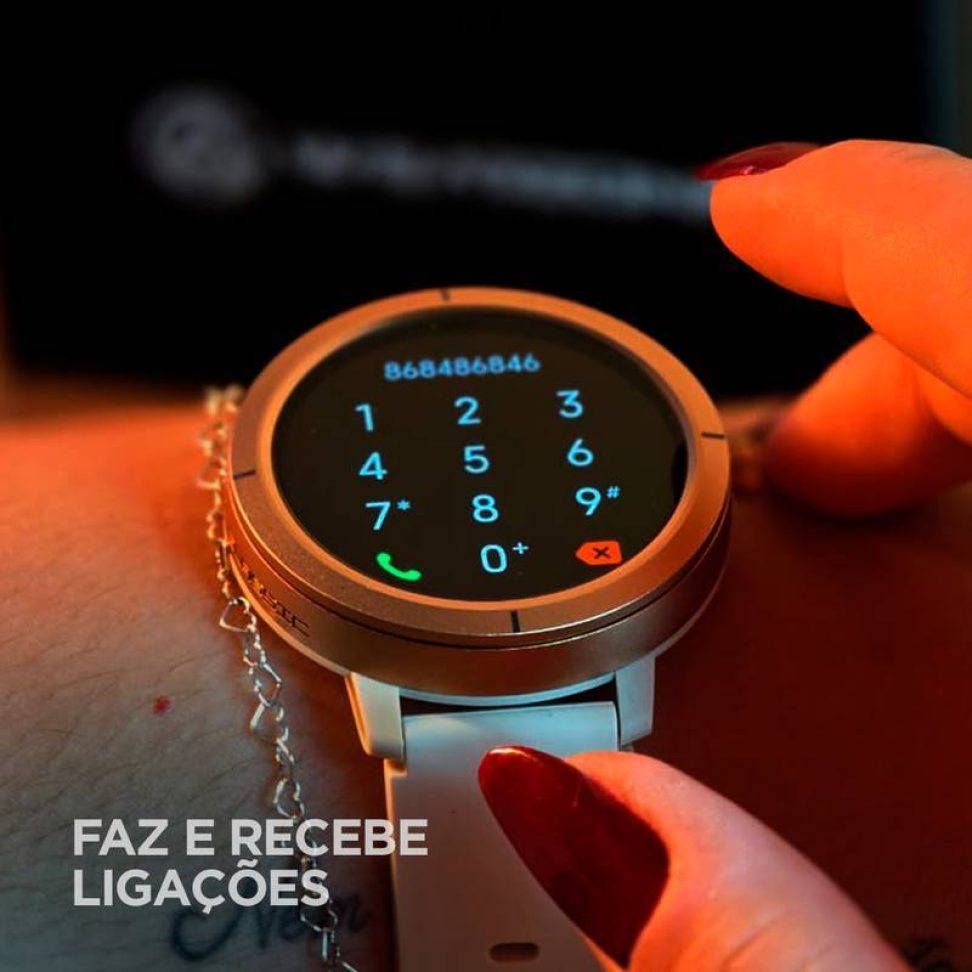 Smartwatch Wearzone Flare Relogio Inteligente GPS | 5ATM A prova d'Água | Bateria 7 dias - #17