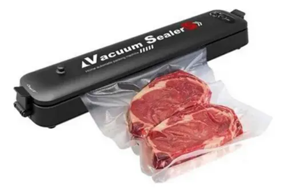 Seladora De Embalagem À Vacuo Preta Bivolt