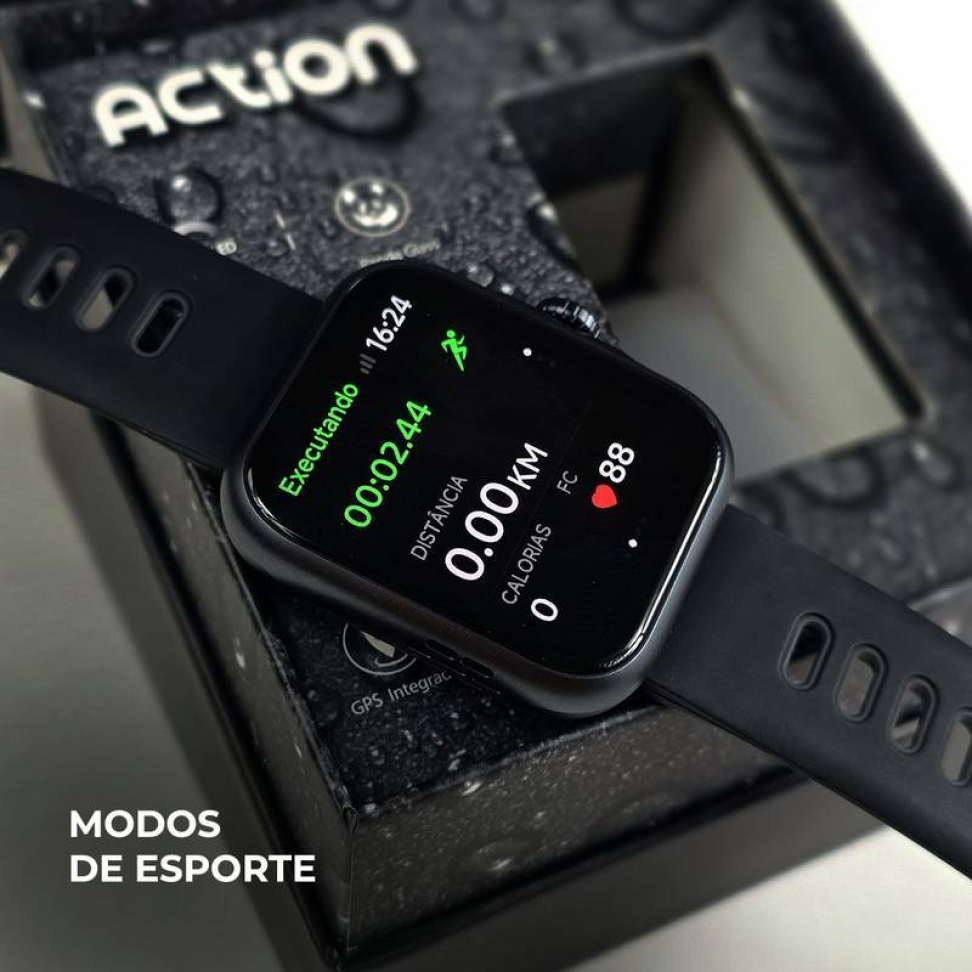 Smartwatch Wearzone Action | Esportivo | A prova D'Água, GPS integrado e 7 Dias de Bateria - #11