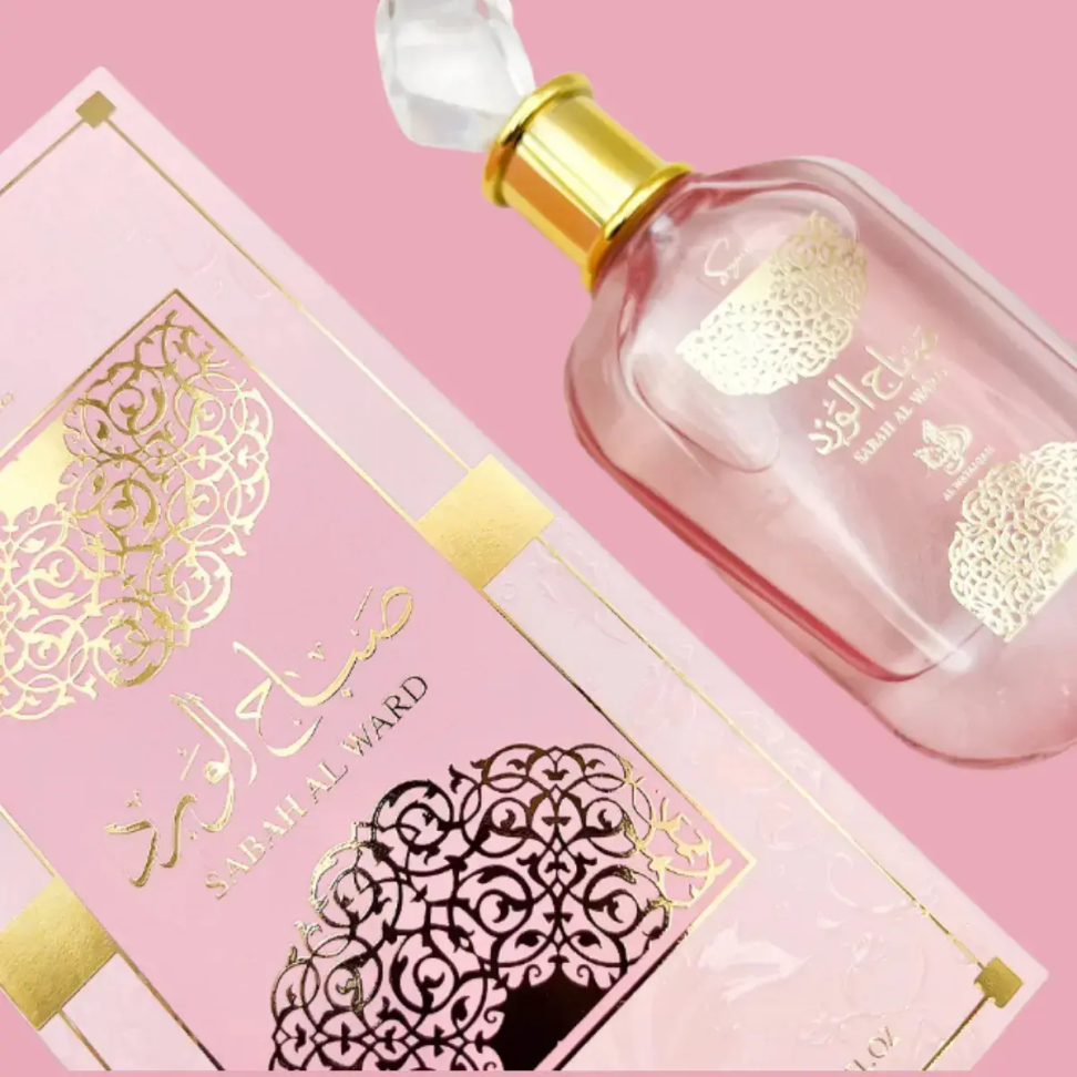 Perfume Al Wataniah Sabah Al Ward Sugar ( Rosa )  Edp Feminino 100ml - #6