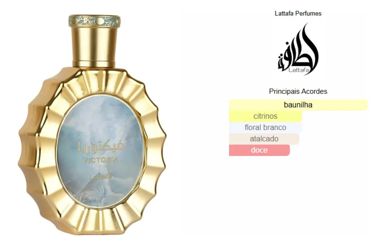 Perfume Victoria Lattafa EDP Unissex 100ml