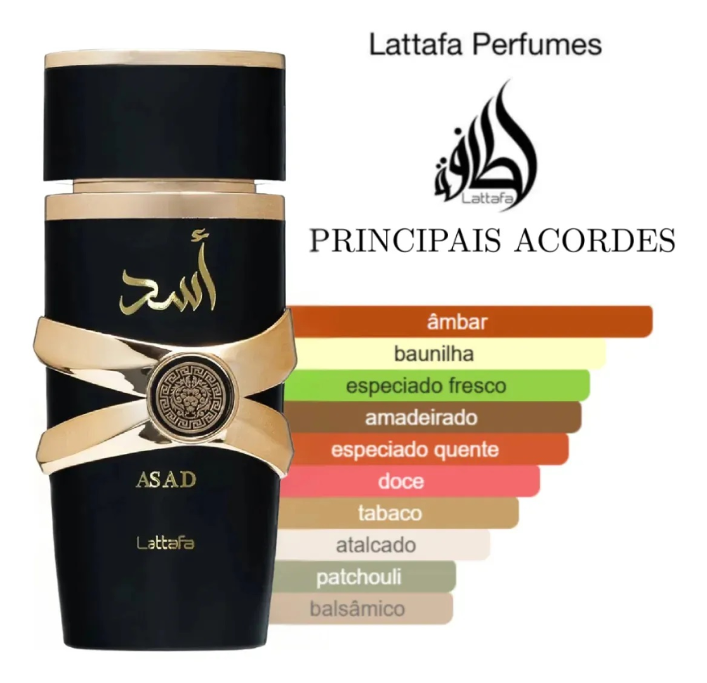 Perfume Lattafa Asad Edp Masculino 100ML