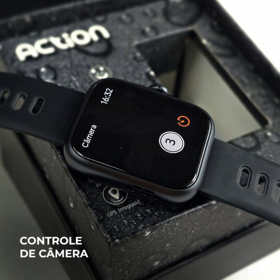 Smartwatch Wearzone Action | Esportivo | A prova D'Água, GPS integrado e 7 Dias de Bateria - #17