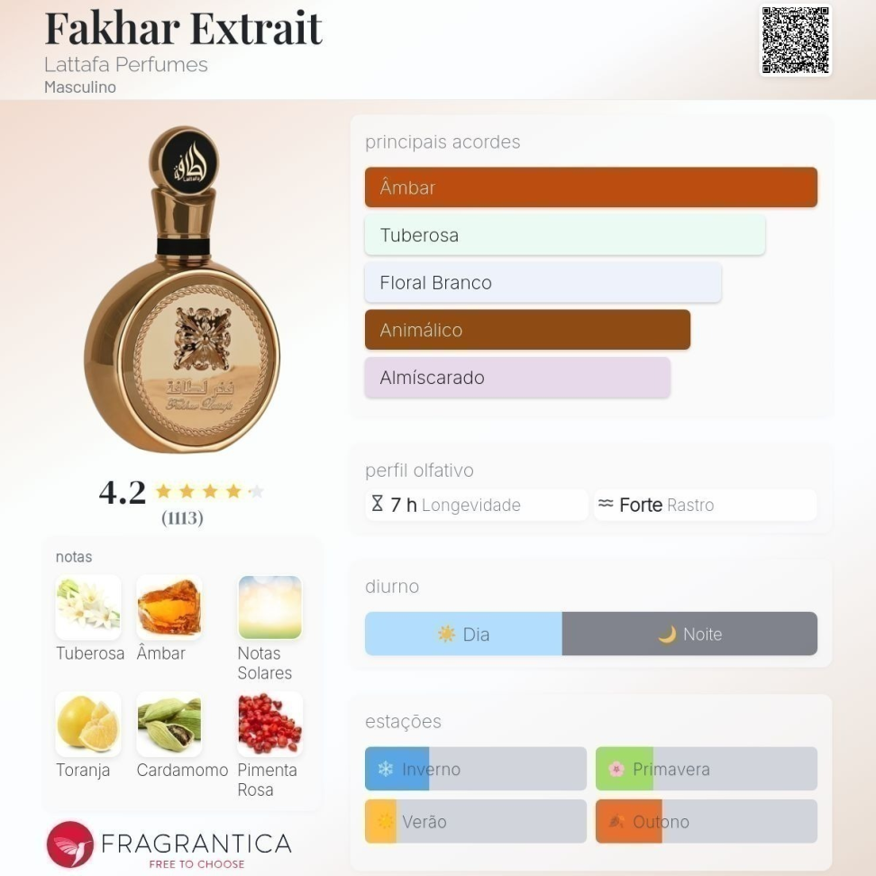Perfume Lattafa Fakhar Gold Extrait Edp Unissex 100ml