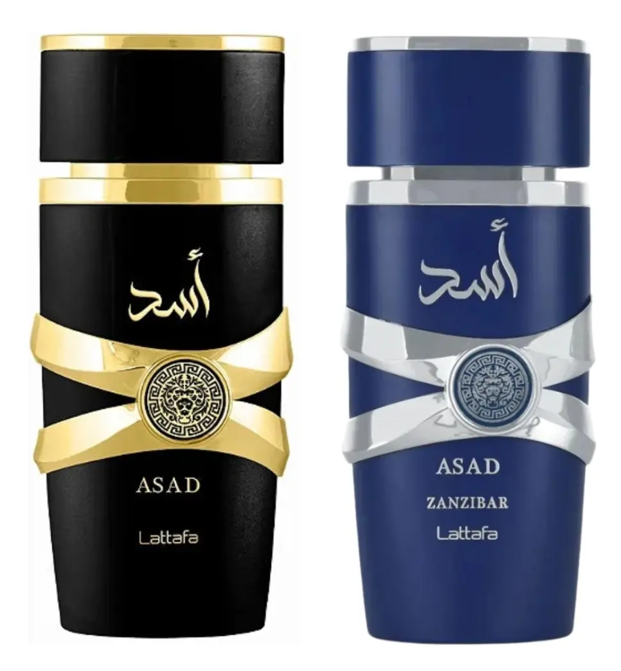 Kit Perfume Lattafa Asad 100ML + Asad Zanzibar 100ML - Masculino - #6