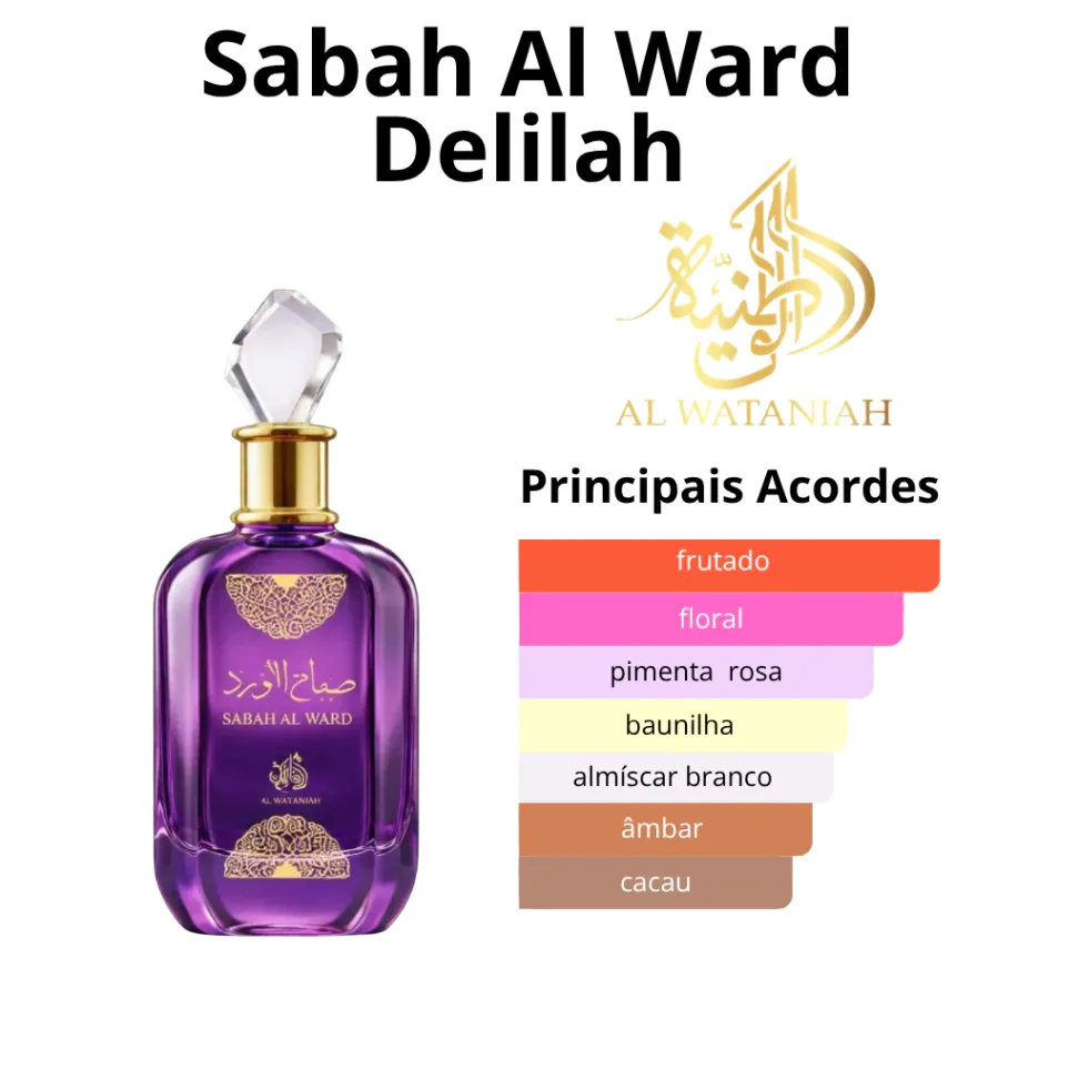Al Wataniah Sabah Al Ward Delilah Feminino Eau De Parfum 100ml - #2