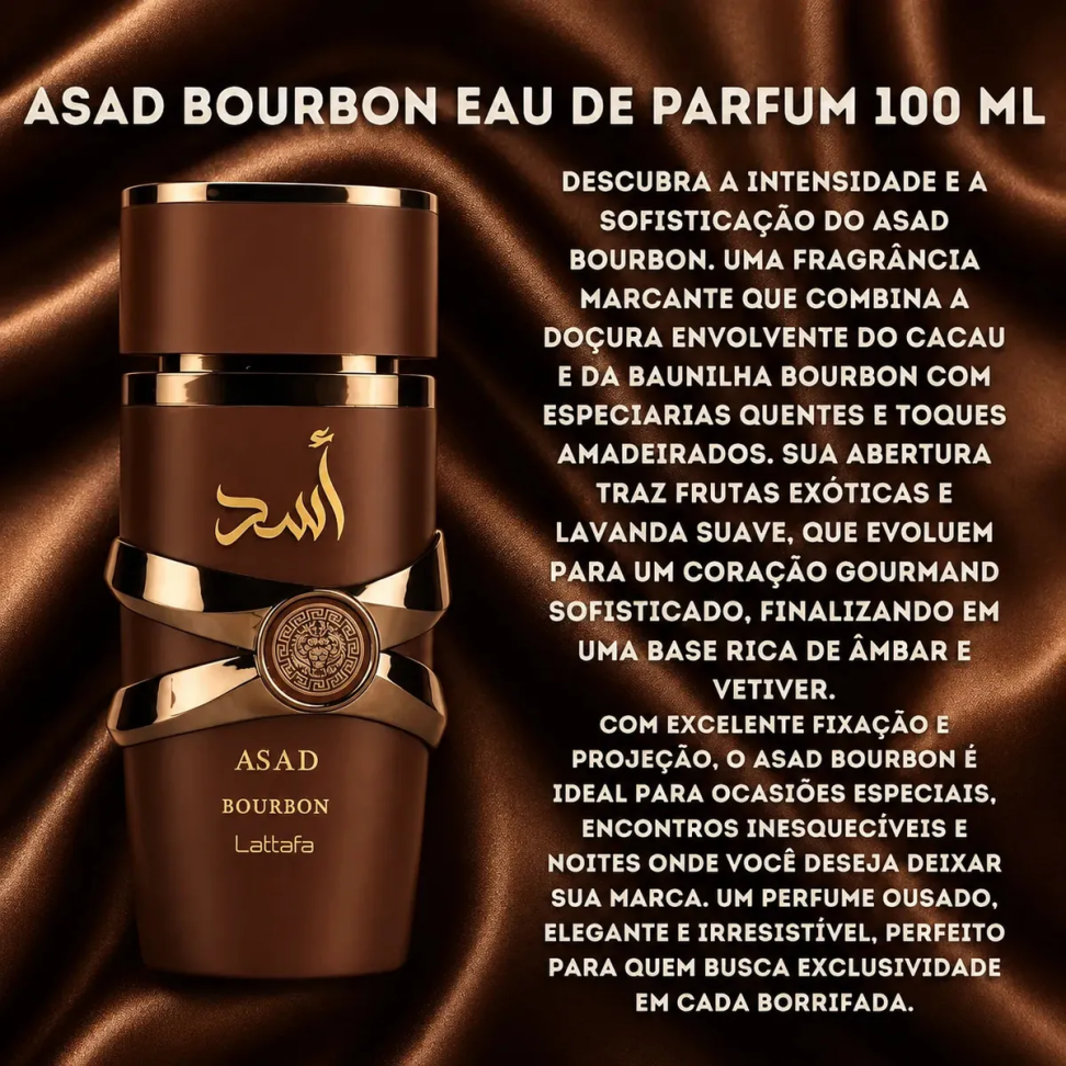 Perfume Lattafa Asad Bourbon Edp Masculino 100ML - #6