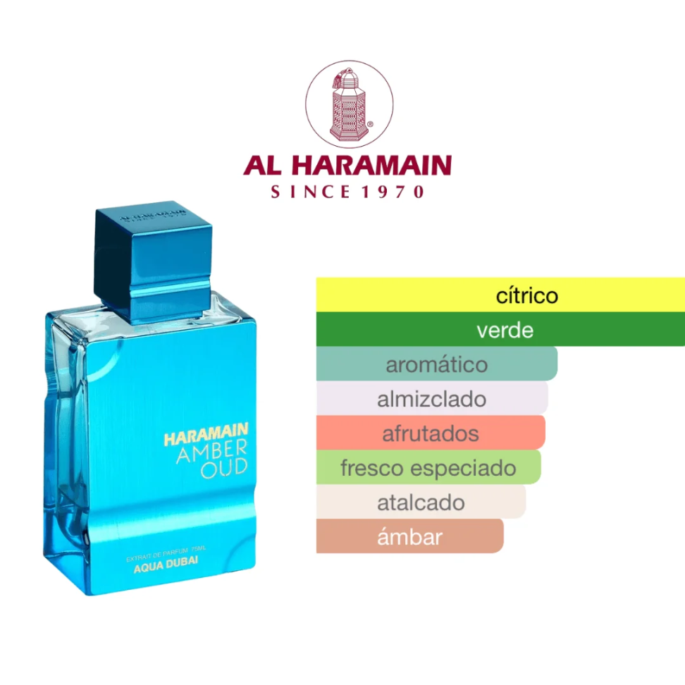 Perfume Al Haramain Amber Oud Aqua Dubai Eau de Parfum Unissex 100ML