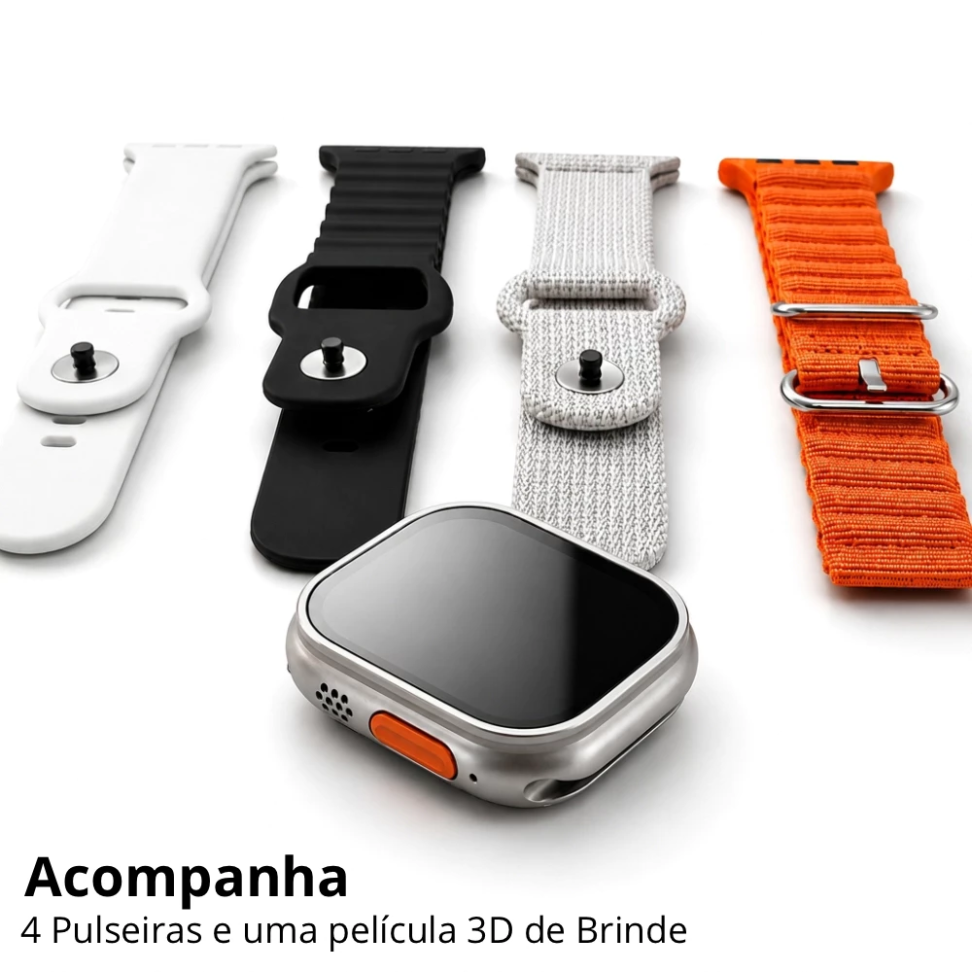 Smartwatch N11 Ultra Amoled 49mm Gps Whatsapp Nfc Esportivo