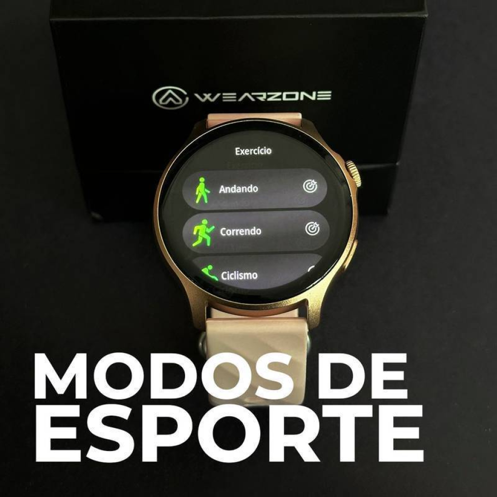Smartwatch Wearzone Life 1atm 1.43 45mm Sport Silicone - #25