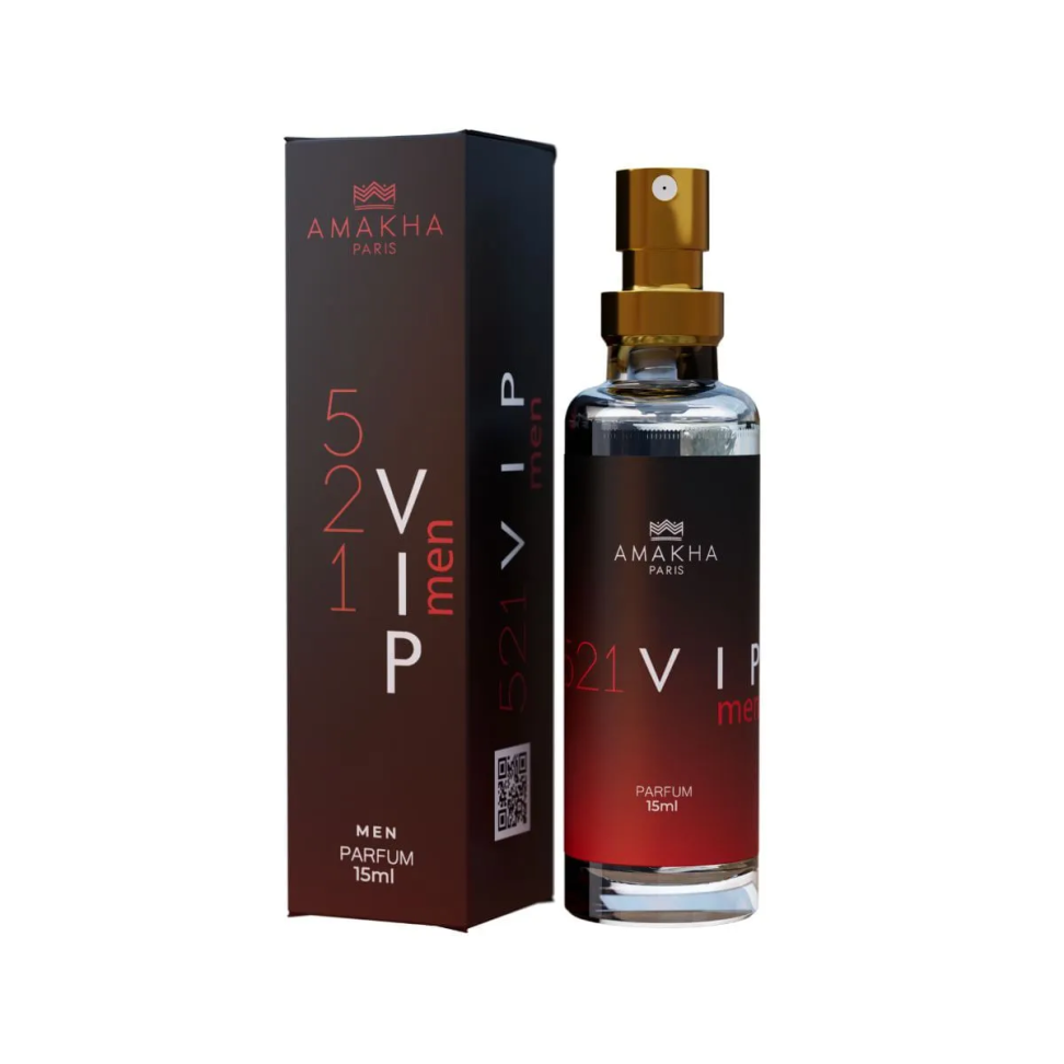 521 Vip Men 15ml - Insp. 212 Men ( Masc )
