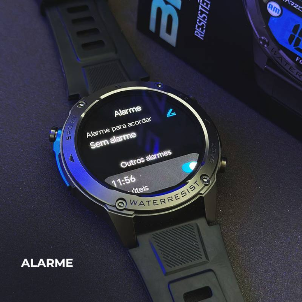 Smartwatch WearZone Brave Sport, com GPS e Resistência Militar IP69K - #15