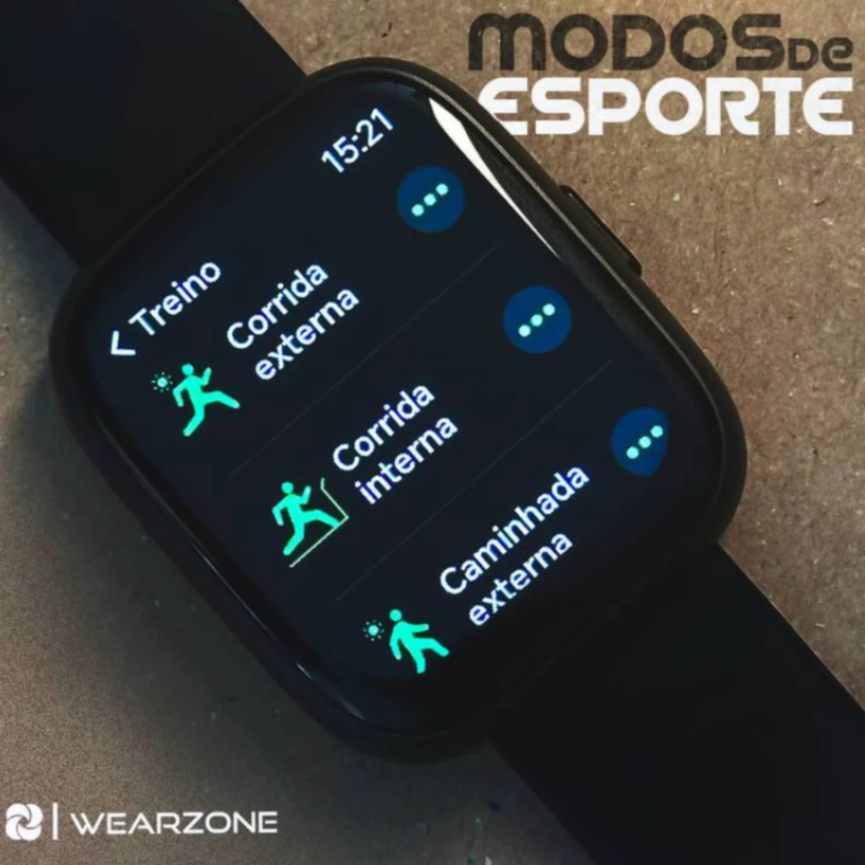 Smartwatch Wearzone Pulse, Alexa, Resistência à água IP68, iOS e Android, Bateria 7 dias - #9