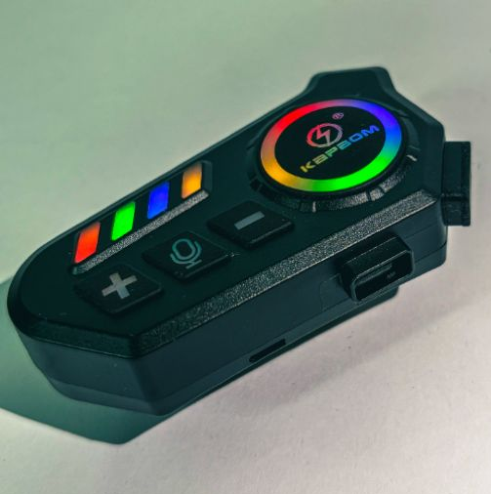 Fone De Ouvido Para Capacete Moto Bluetooth Rgb Sem Fio - #4