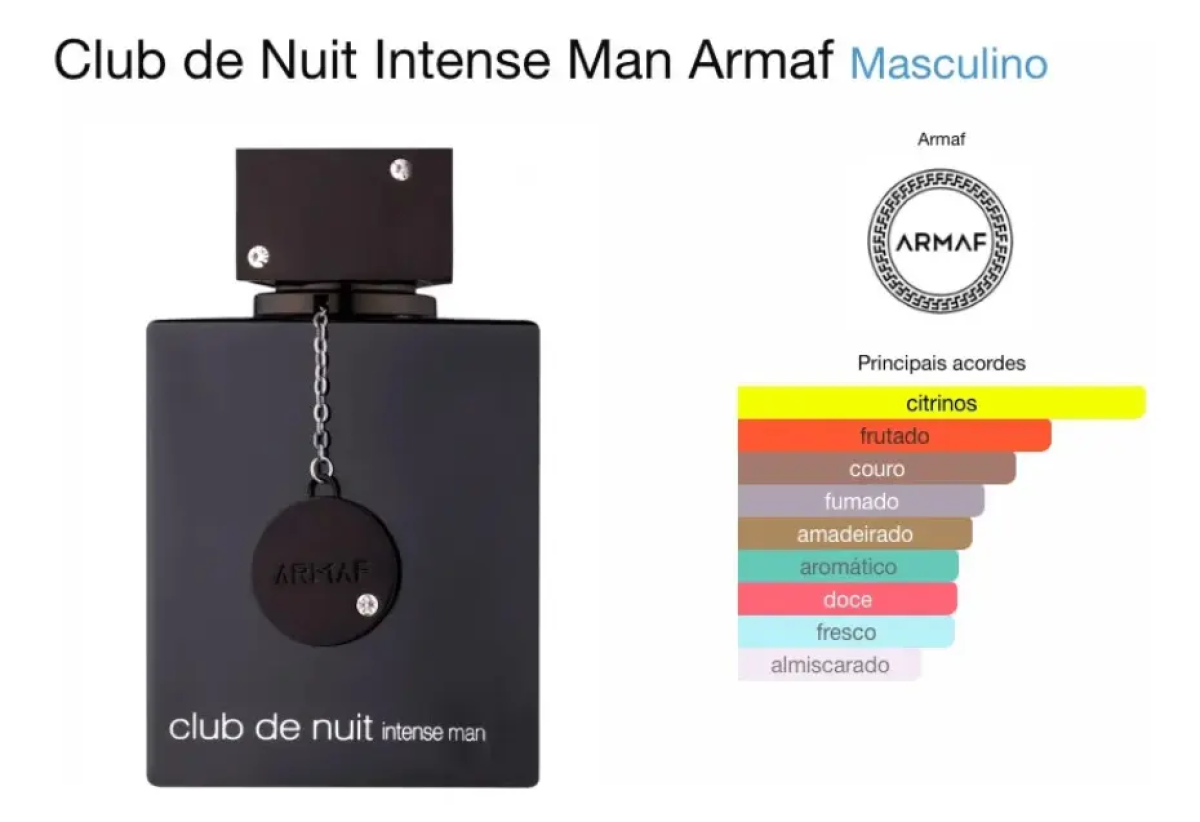 Perfume Armaf Club De Nuit Intense Edp Masculino 105ml