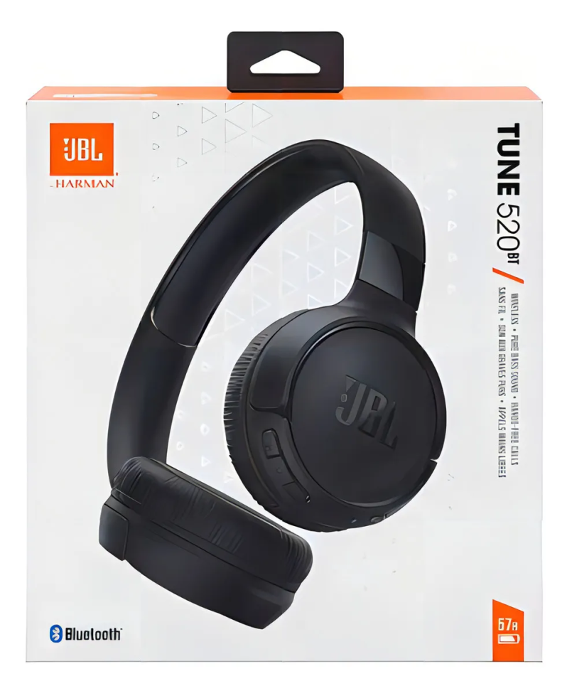Fone De Ouvido Jbl 520bt Bluetooth Wireless Sem Fio