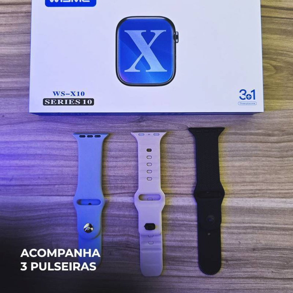 Smartwatch Ws-x10 Série 10 + Kit 3 Pulseiras | Bluetooth - #6