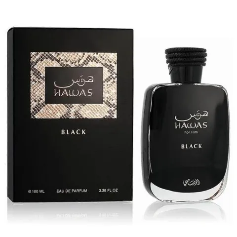 Perfume Hawas Black Edp Rasasi Masculino 100ml Rasasi