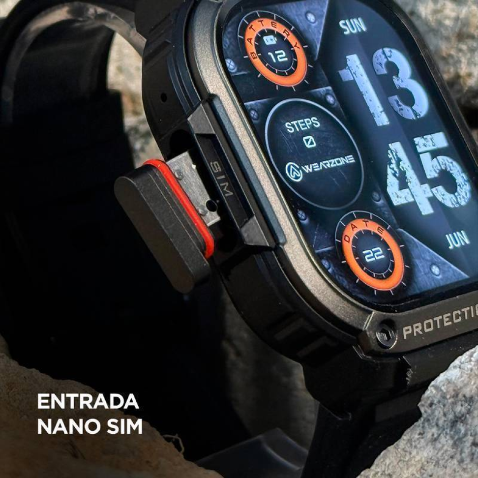 Smartwatch Wearzone Horizon Titan 4g Tela Amoled Proteção Panda Glass 2GB RAM 16GB ROM Ultra Robusto - #16