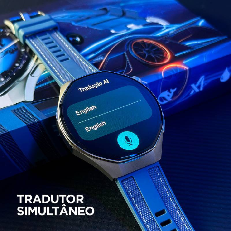 Smartwatch Microwear M9 Gps Super Amoled 8atm Original