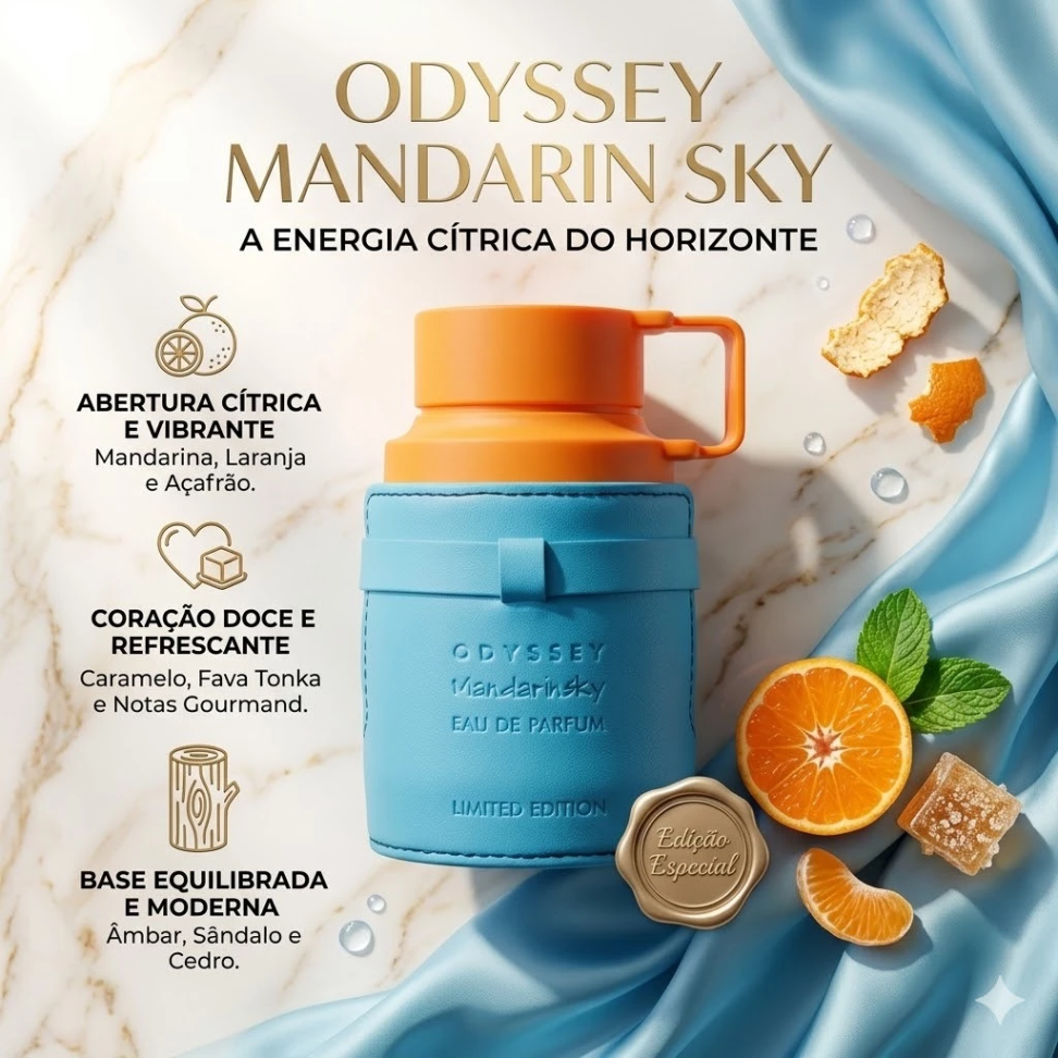 Perfume Odyssey Mandarin Sky Armaf Masculino Edp 100ml - #3