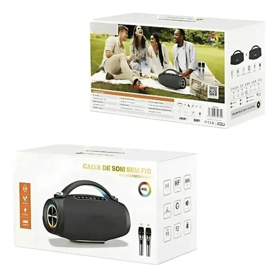 Caixa de Som Bluetooth Portátil Minimen MM-YX763 300W - #5