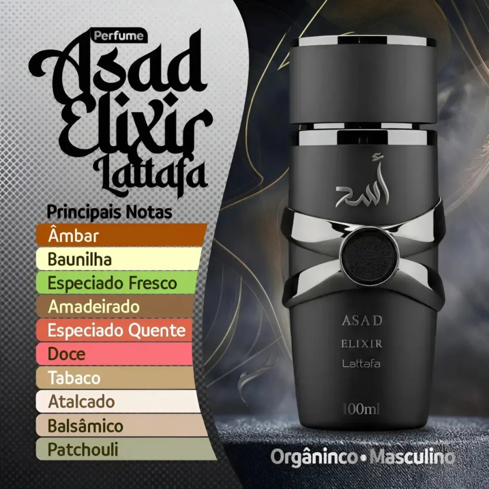 Perfume Lattafa Asad Elixir Edp Masculino 100ml