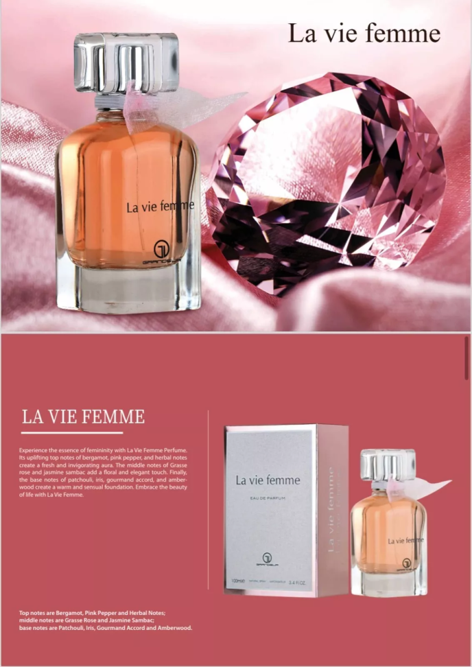 Perfume Grandeur Elite La Vie Femme Edp - Feminino 100ml