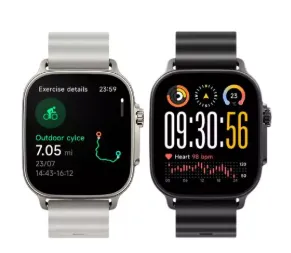 Smartwatch Realme Watch 5 Amoled GPS NFC - Preto e Prateado