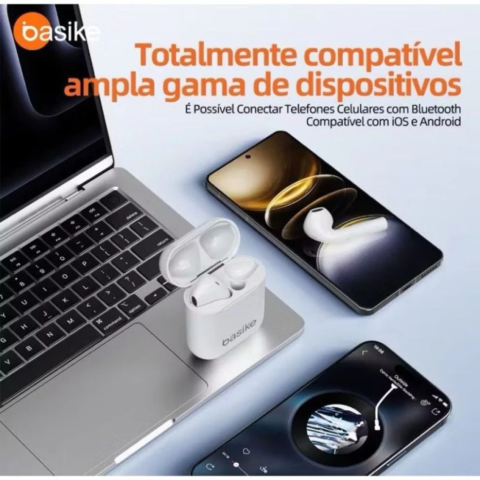 Fone de Ouvido Bluetooth 5.3 TWS Original – Som Premium e Conexão Estável - Android - Iphone - #7