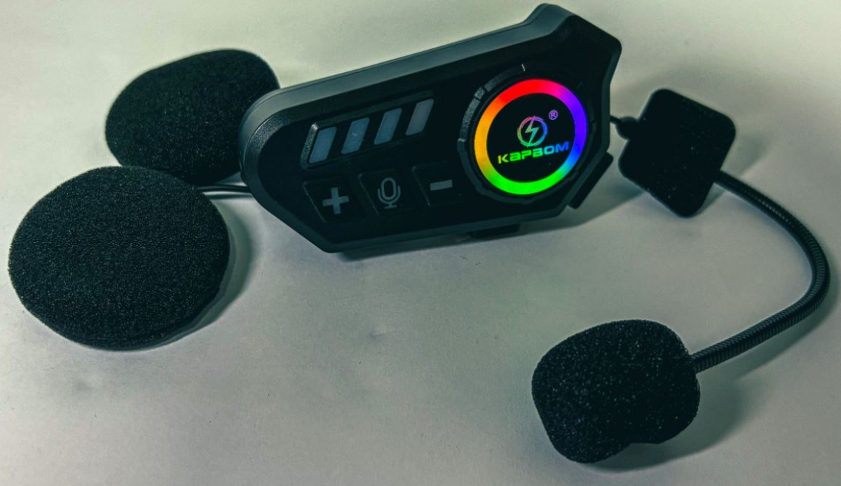Fone De Ouvido Para Capacete Moto Bluetooth Rgb Sem Fio - #5