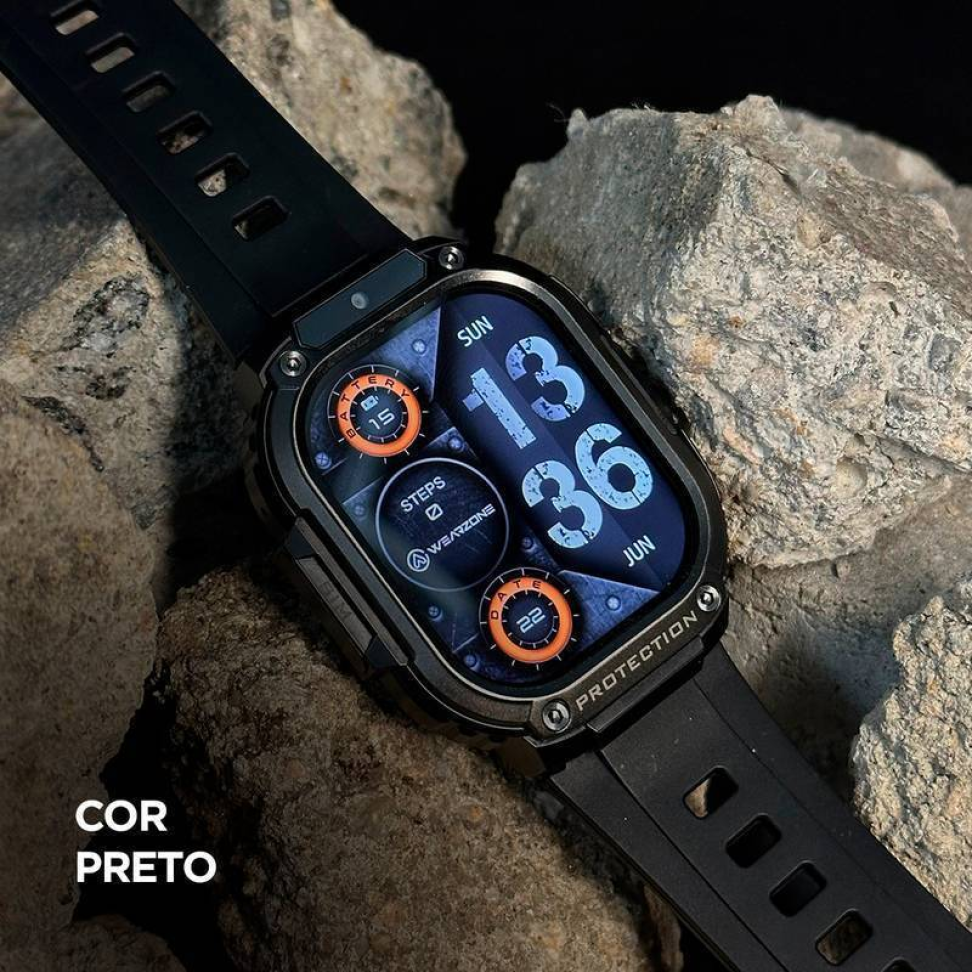 Smartwatch Wearzone Horizon Titan 4g Tela Amoled Proteção Panda Glass 2GB RAM 16GB ROM Ultra Robusto - #17