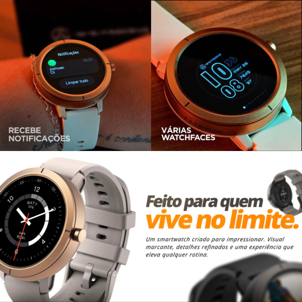 Smartwatch Wearzone Flare Relogio Inteligente GPS | 5ATM A prova d'Água | Bateria 7 dias - #6