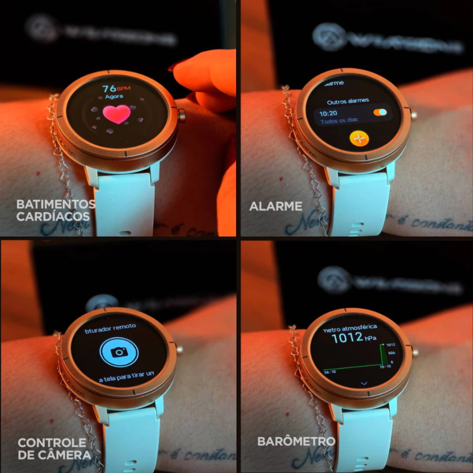 Smartwatch Wearzone Flare Relogio Inteligente GPS | 5ATM A prova d'Água | Bateria 7 dias - #5