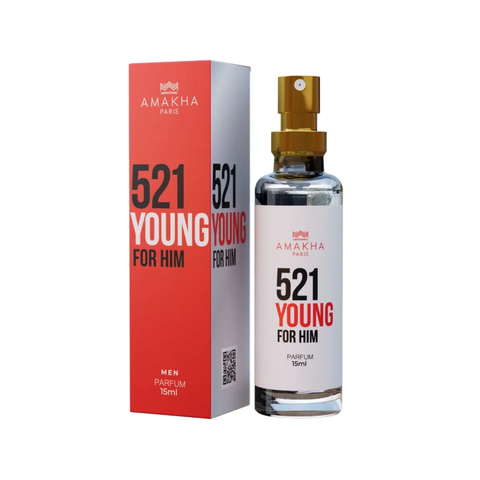 521 Young for Him 15ml - Insp. 212 Young Forever for him ( Masc )
