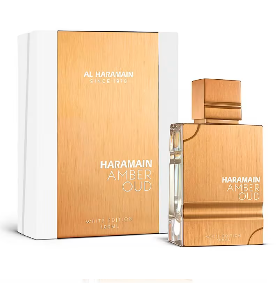 Perfume Al Haramain Amber Oud White Edition Eau de Parfum Unissex 100ML