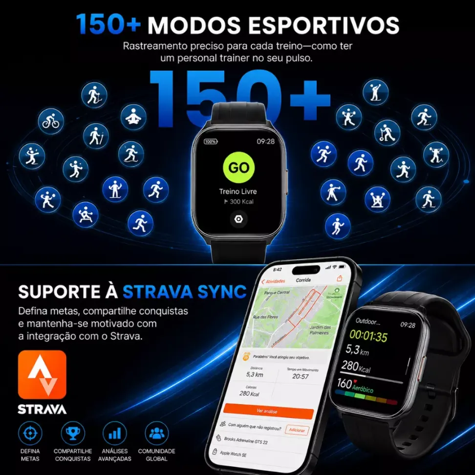 Smartwatch Haylou Watch 3 Amoled - Preto e Prata - #4