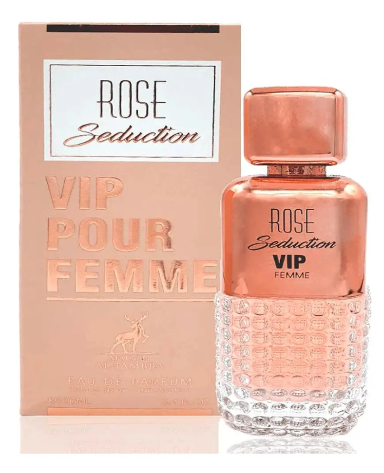 Perfume Maison Alhambra Rose Seduction Vip Edp Feminino 100 Ml