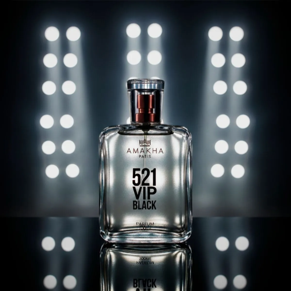 521 Vip Black 100ml - Insp. 212 Vip Black ( Masc ) - #4