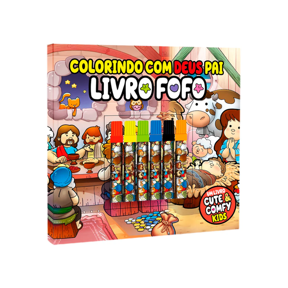 Livros de Colorir Com Canetinhas - Patrulha - Cristão - Princesas