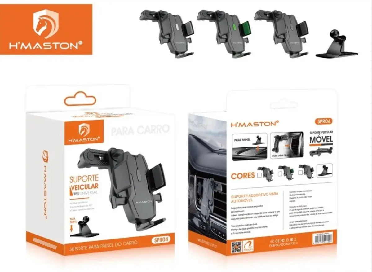 Suporte Veicular p/ Ar e Painel Carro