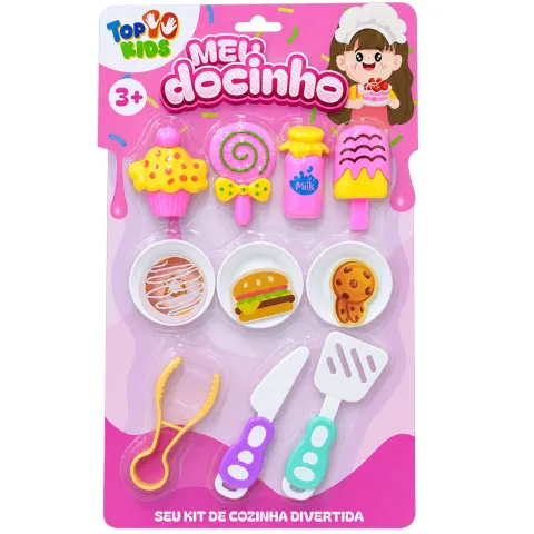 Kit Cozinha Infantil Com Picolé e Acessórios