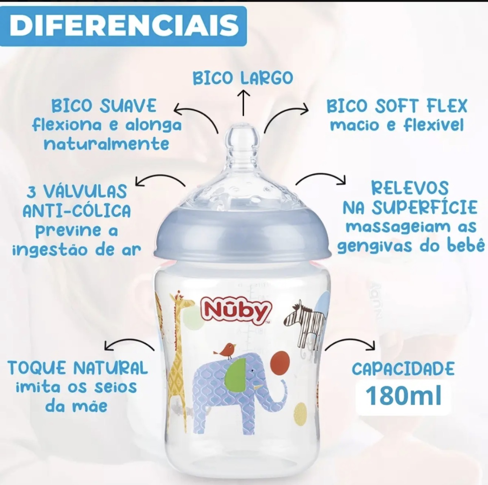 Mamadeira Nuby anticólica - #3