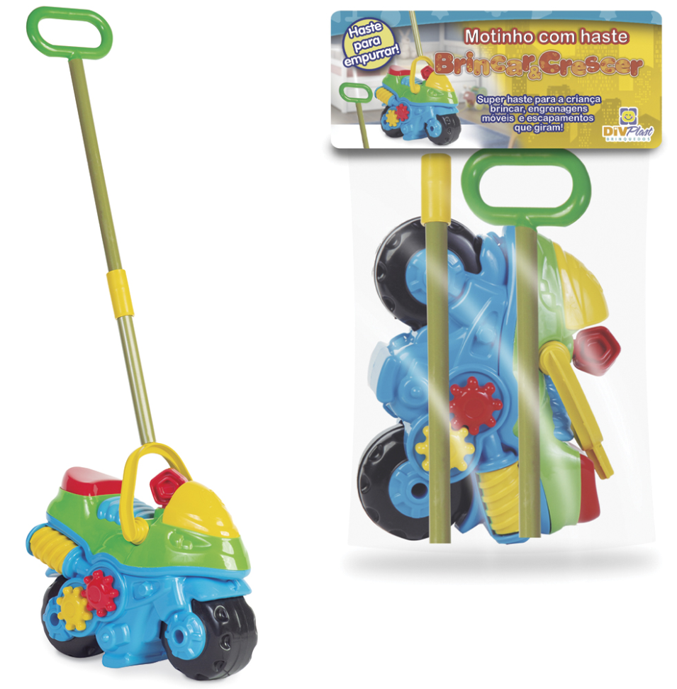 Moto Baby de Empurrar com Haste