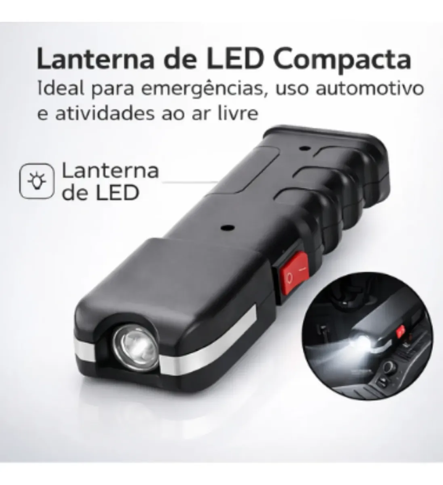 Lanterna Recarregável Taser Segurança