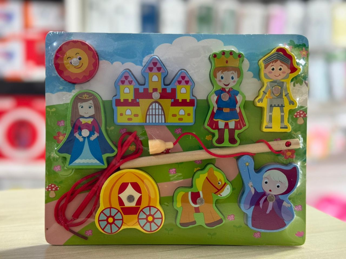 Pescaria Divertida MDF e Imã - Brinquedo de Madeira Educativo Cognitivo Montessori