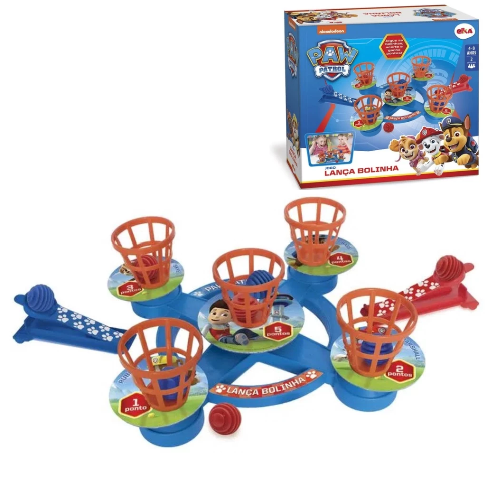 Jogo Lança Bolinha Patrulha Canina - Elka