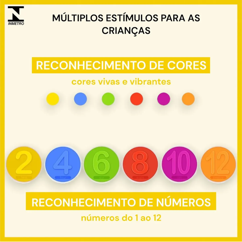 Brinquedo Ovo Didático - Encaixar e Aprender