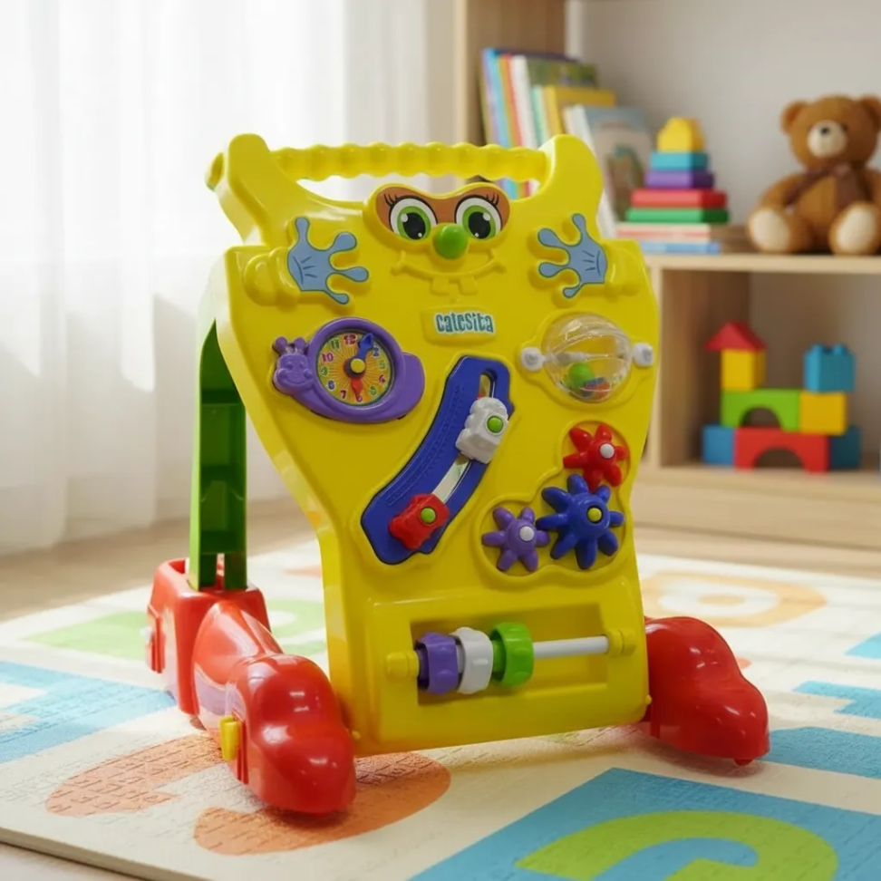 Andador Infantil Didatico E Interativo 2 Em 1  Tateti