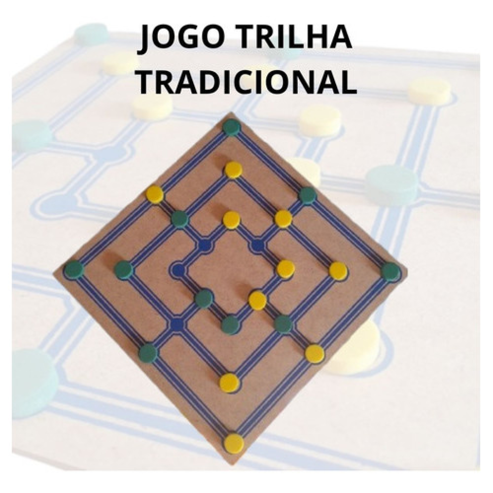 Jogo Trilha Tradicional em MDF na Caixa
